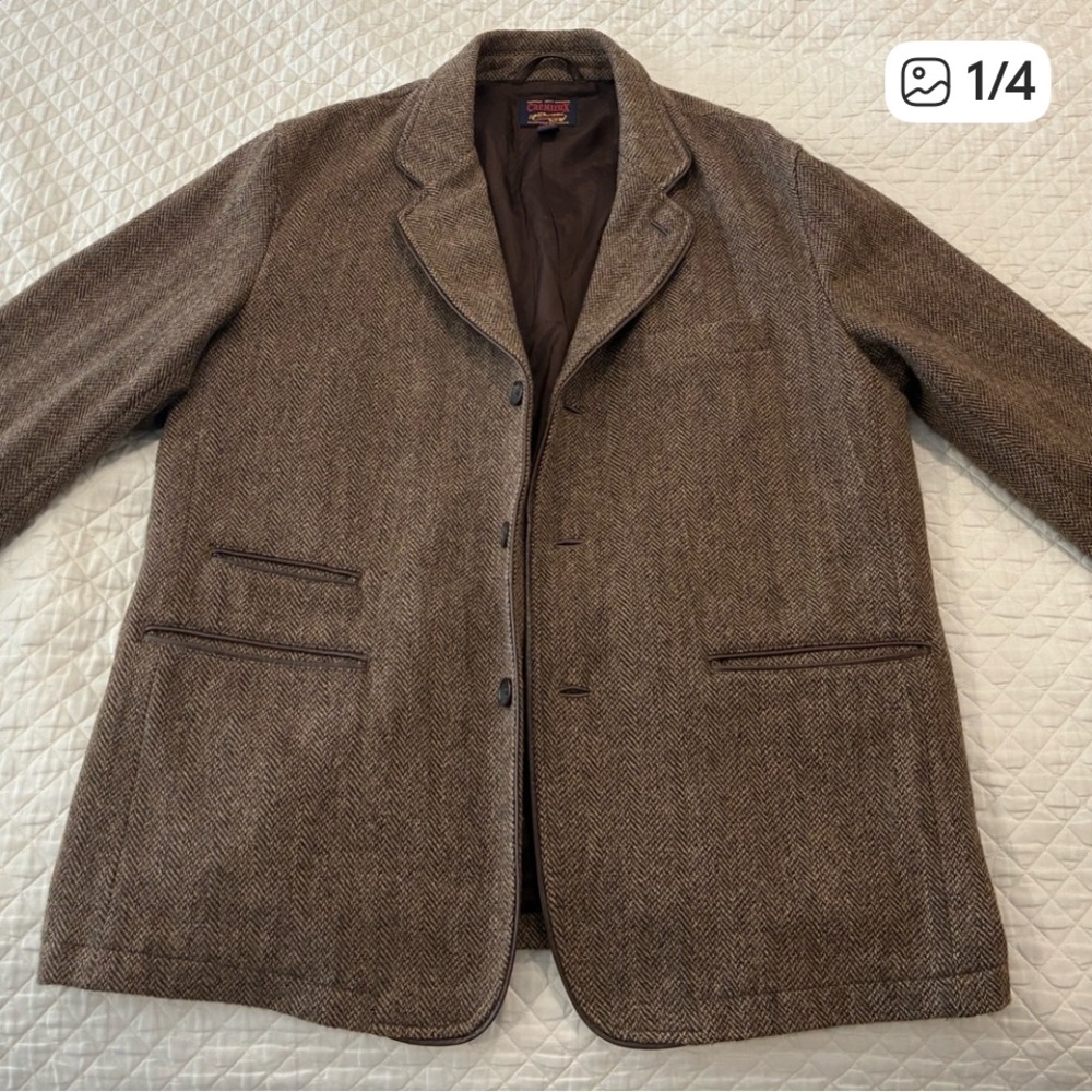 Daniel Cremieux Herringbone Blazer size 48